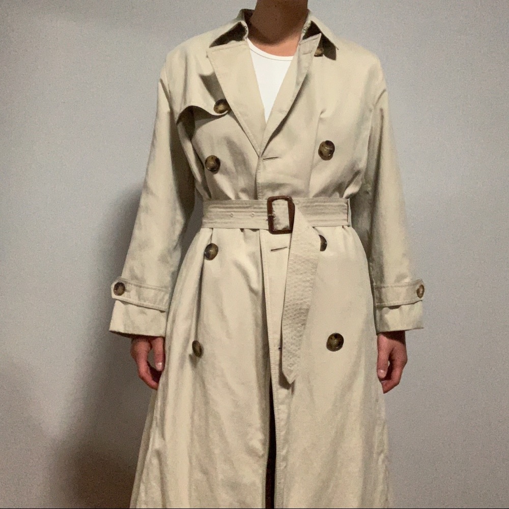Vintage burberry trench coat